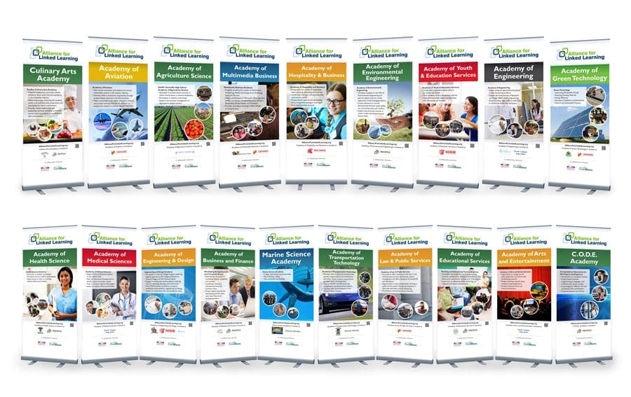 Alliance for Linked Learning Retractable Banners