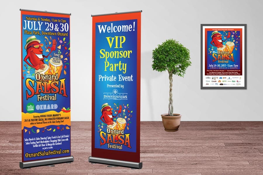 Oxnard Salsa Festival Banners