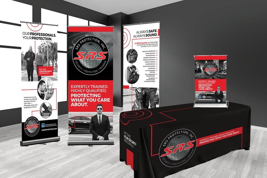 'SRS Protection' Tradeshow Graphics