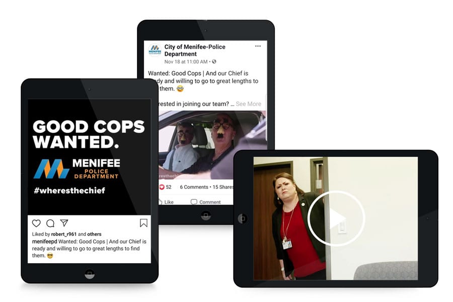 Video Marketing Campaign 'Menifee Police Department'