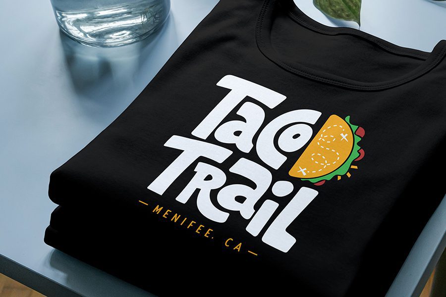 Menifee Taco Trail Logo on T-Shirt