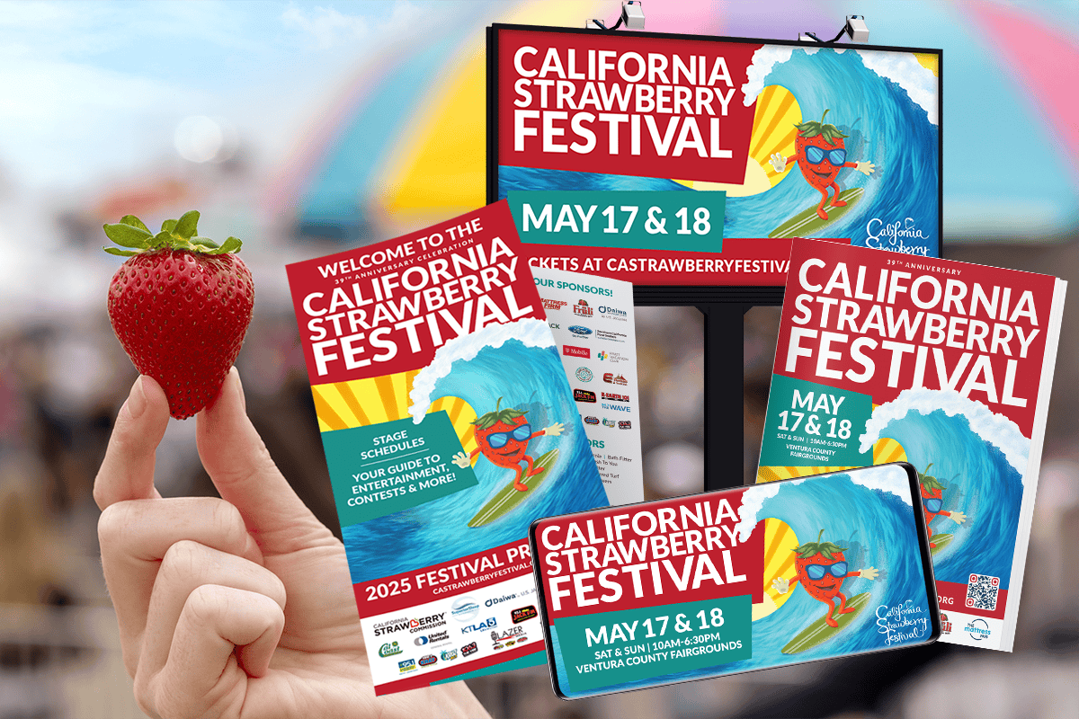 strawberry festival marketing material