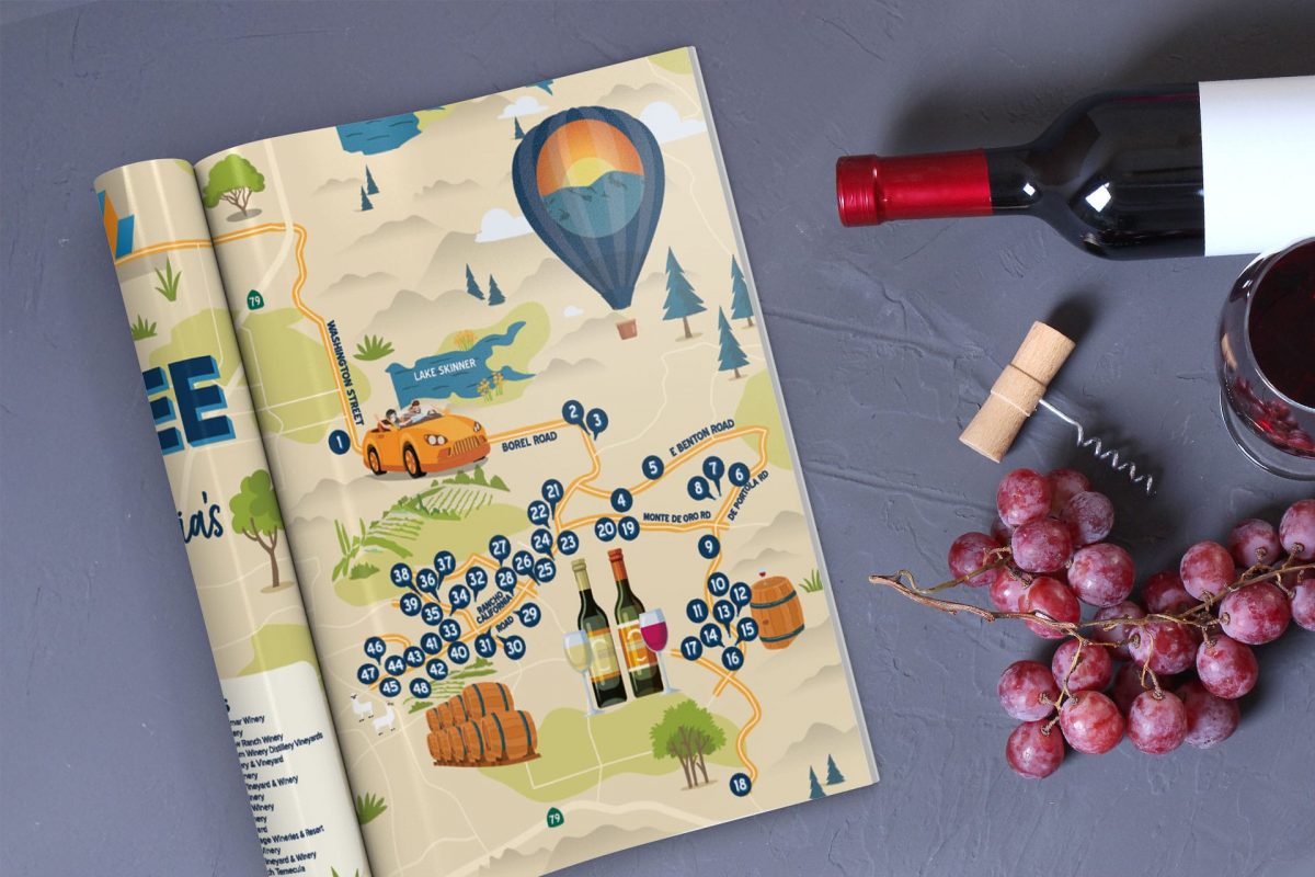 Meniffee Wine Map Layout