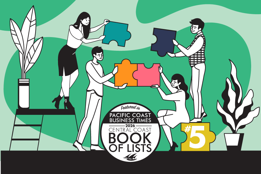 Creative team assembling puzzle pieces for branding success at Searle Creative Group.